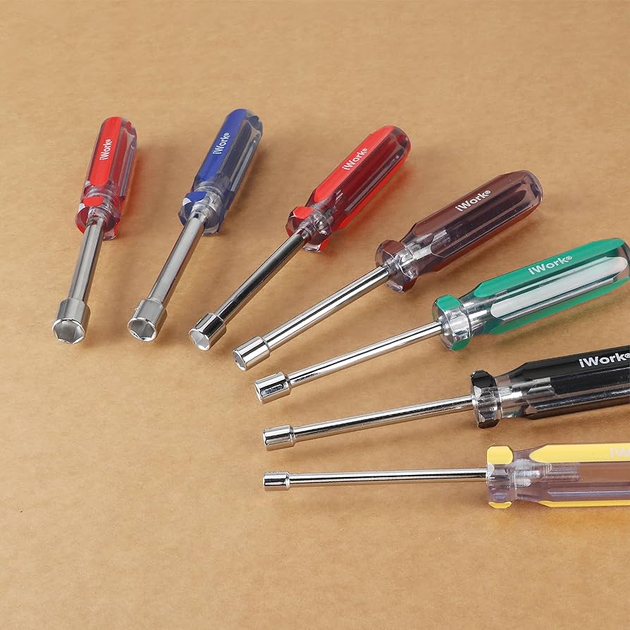 Myrdページ Olympia Tools SAE Nut Driver Set 86-513, 7-Piece Color